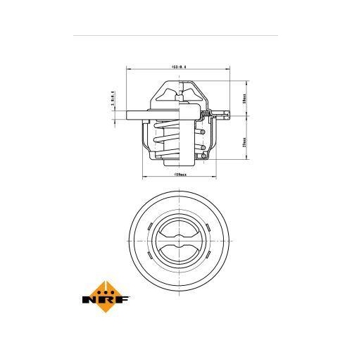 NRF Thermostat, K&uuml;hlmittel EASY FIT 725089