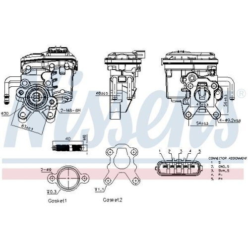 NISSENS AGR-Ventil ** FIRST FIT ** 98555