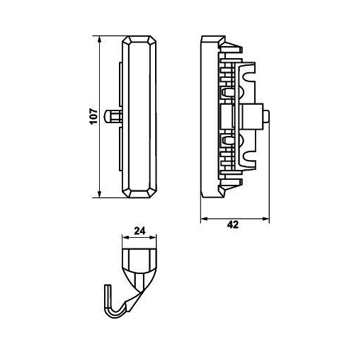 HELLA Blitz-Kennleuchte 2XD 012 160-911