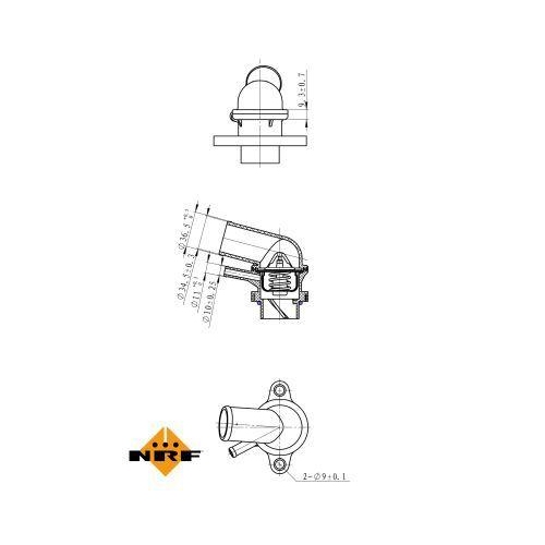 NRF Thermostat, K&uuml;hlmittel EASY FIT 725116