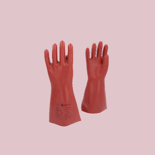 Elektriker-Schutzhandschuh mit thermischen Schutz Gr&ouml;&szlig;e 10 Klasse 00 rot KSTOOLS