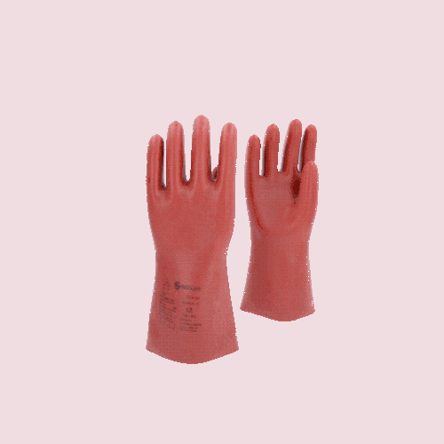 Elektriker-Schutzhandschuh mit thermischen Schutz Gr&ouml;&szlig;e 12 Klasse 00 rot KSTOOLS