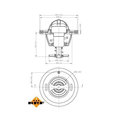 NRF Thermostat, K&uuml;hlmittel EASY FIT 725126