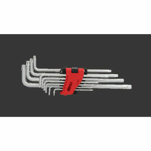 Torx-Winkelstiftschl&uuml;ssel-Satz, extra lang, 10-tlg KS TOOLS 151.4860