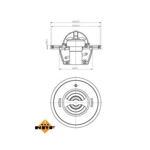 NRF Thermostat, K&uuml;hlmittel EASY FIT 725136