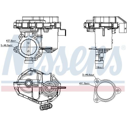 NISSENS AGR-Ventil ** FIRST FIT ** 98563