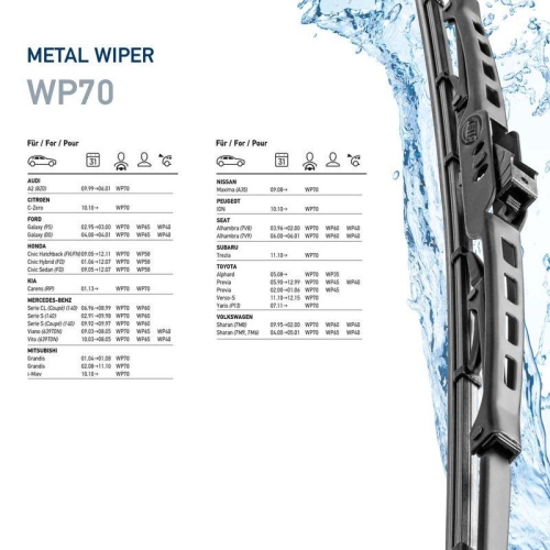 HELLA Wischblatt Metal 9XW 178 878-281