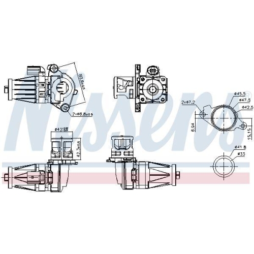 NISSENS AGR-Ventil ** FIRST FIT ** 98541
