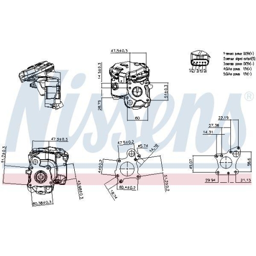NISSENS AGR-Ventil ** FIRST FIT ** 98243