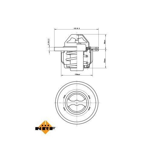 NRF Thermostat, K&uuml;hlmittel EASY FIT 725150