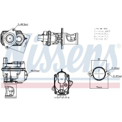 NISSENS AGR-Ventil ** FIRST FIT ** 98400
