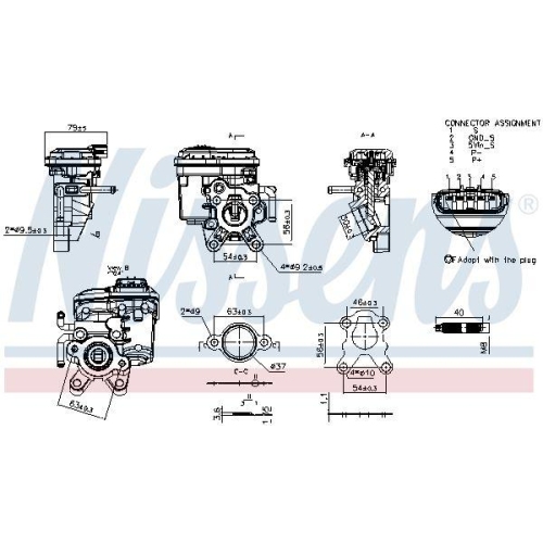 NISSENS AGR-Ventil ** FIRST FIT ** 98554