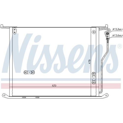NISSENS Kondensator, Klimaanlage ** FIRST FIT ** 94980