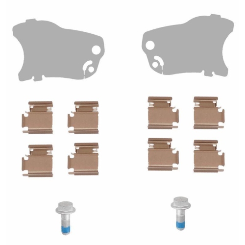 TRW Bremsbelagsatz, Scheibenbremse COTEC GDB3445