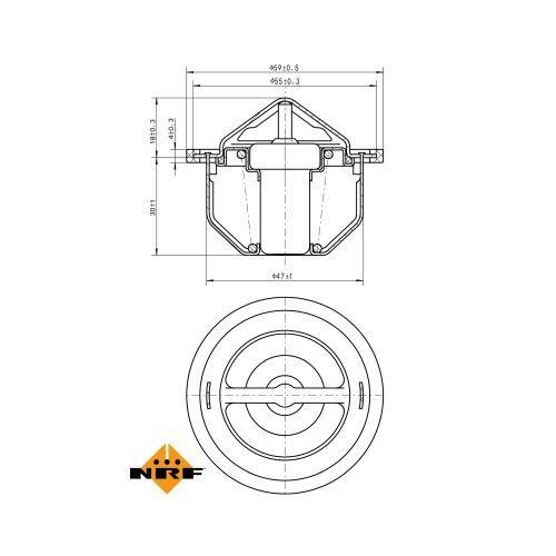 NRF Thermostat, K&uuml;hlmittel EASY FIT 725168