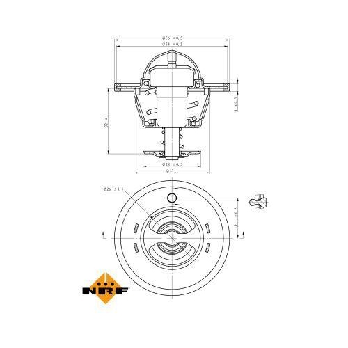 NRF Thermostat, K&uuml;hlmittel EASY FIT 725180