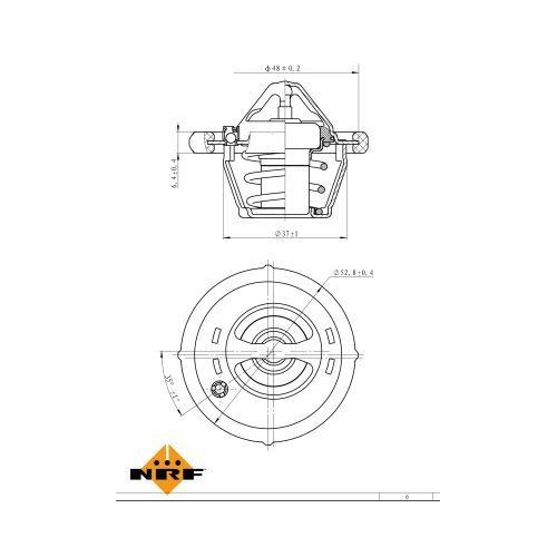 NRF Thermostat, K&uuml;hlmittel EASY FIT 725182