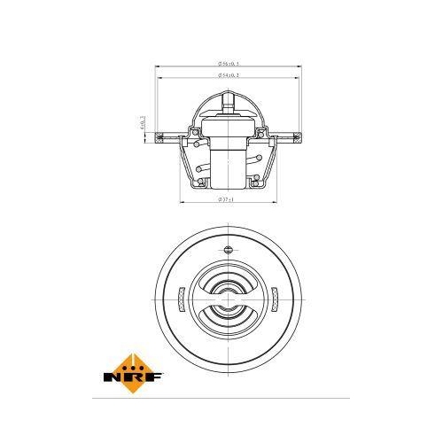 NRF Thermostat, K&uuml;hlmittel EASY FIT 725183