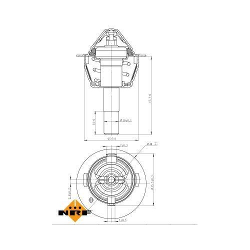 NRF Thermostat, Kühlmittel 725189