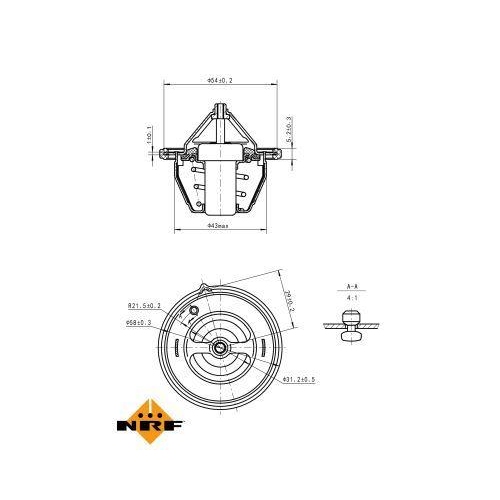 NRF Thermostat, K&uuml;hlmittel EASY FIT 725196