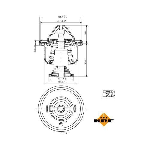 NRF Thermostat, K&uuml;hlmittel EASY FIT 725199