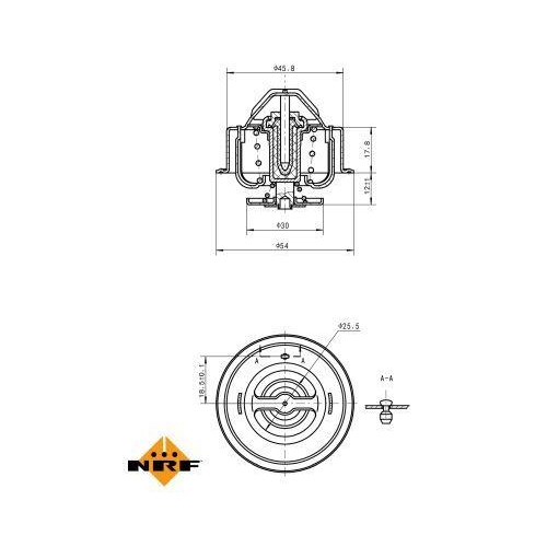 NRF Thermostat, K&uuml;hlmittel EASY FIT 725201