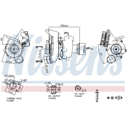 NISSENS Lader, Aufladung ** FACTORY NEW ** 93529
