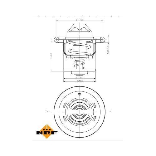 NRF Thermostat, K&uuml;hlmittel EASY FIT 725206