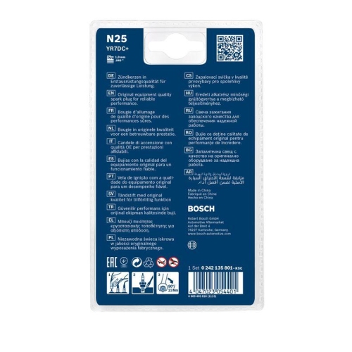 BOSCH Zündkerze Nickel 0 242 135 801