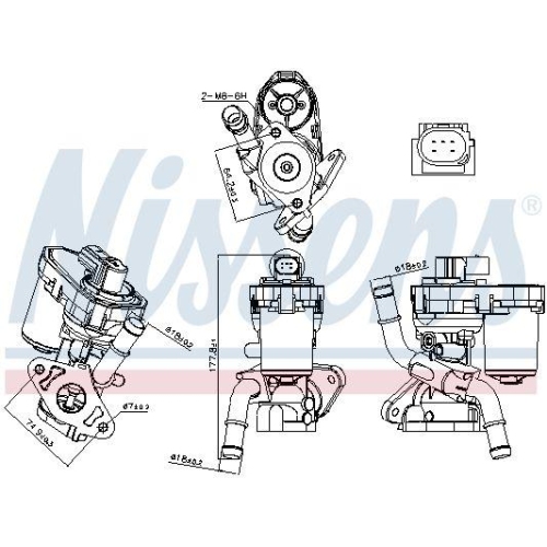 NISSENS AGR-Ventil ** FIRST FIT ** 98165