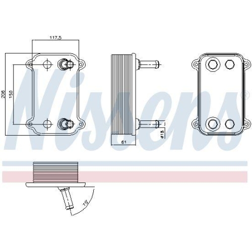 NISSENS &Ouml;lk&uuml;hler, Motor&ouml;l 90735