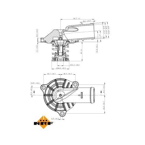 NRF Thermostat, K&uuml;hlmittel EASY FIT 725223