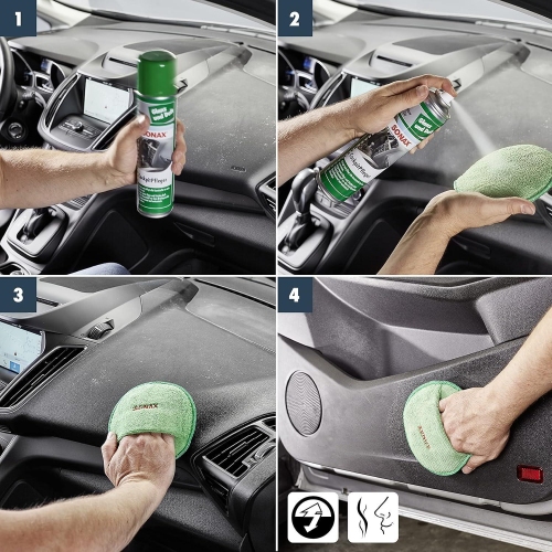 Kunststoffpflegemittel CockpitPfleger New Car SONAX 03563000 400ml Dose