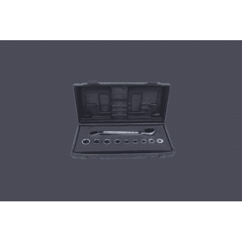 GEARplus Doppel-Ratschenringschl&uuml;ssel-Satz umschaltbar 10-tlg KS TOOLS 503.4645