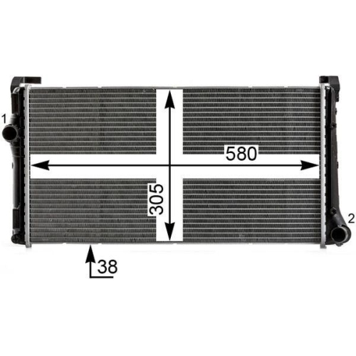 MAHLE K&uuml;hler, Motork&uuml;hlung BEHR *** PREMIUM LINE *** CR 1995 000P