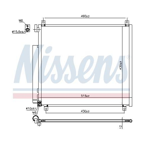 NISSENS Kondensator, Klimaanlage ** FIRST FIT ** 941170