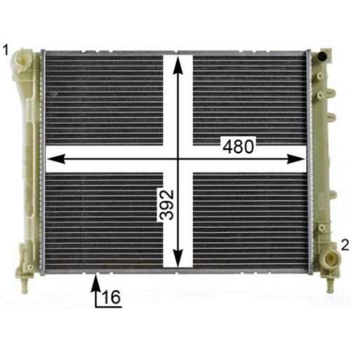 MAHLE K&uuml;hler, Motork&uuml;hlung BEHR *** PREMIUM LINE *** CR 2004 000P