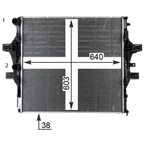MAHLE K&uuml;hler, Motork&uuml;hlung BEHR *** PREMIUM LINE *** CR 2088 000P