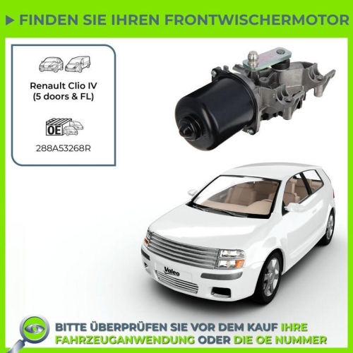 VALEO Wischermotor 582756