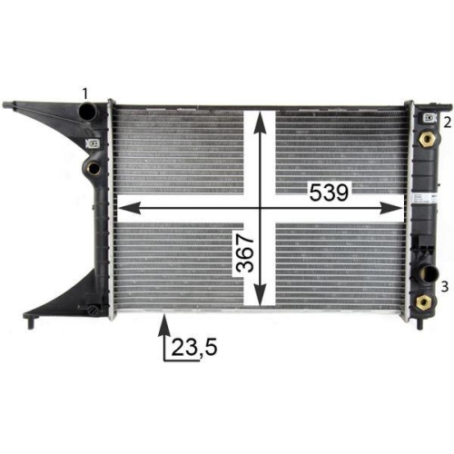 MAHLE K&uuml;hler, Motork&uuml;hlung BEHR *** PREMIUM LINE *** CR 559 000P