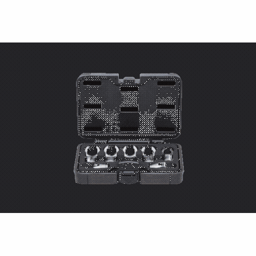 3/8 Zoll Gelenk-Ringschl&uuml;ssel-Stecknuss-Satz (offen), 7-tlg KS TOOLS 911.1710