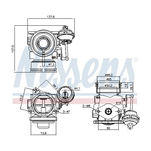 NISSENS AGR-Ventil ** FIRST FIT ** 98162