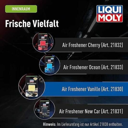 Lufterfrischer Duftbaum Vanille Air Freshener 21833 Liqui Moly