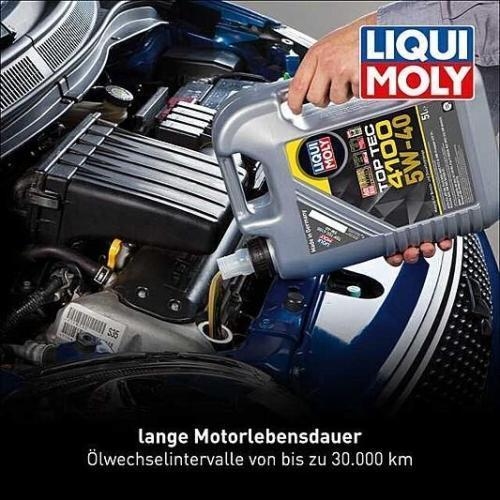 LIQUI MOLY Motoröl Top Tec 4100, 5W-40, 15-Liter 3 Kanister - Art.Nr. 3701
