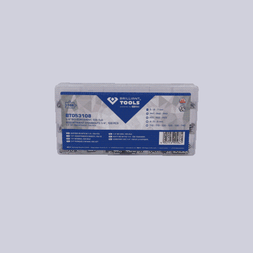 Bit-Sortiment, 108-tlg BRILLIANT TOOLS BT053108