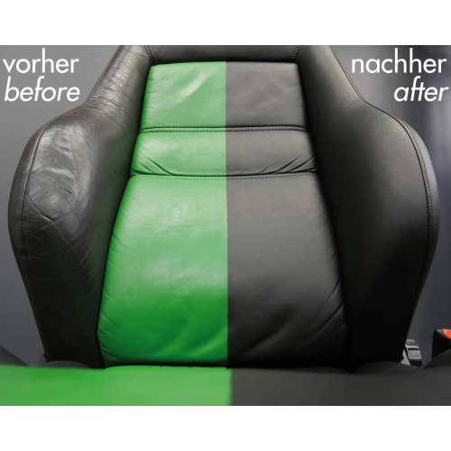 Foliatec 2013 Innenraum Leder Kunststoff Farbe Farbspray silber Grau matt 400ml