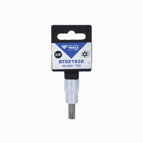 3/8 Zoll Torx-Bit-Stecknuss, mit Stirnlochbohrung, TB50 BRILLIANT TOOLS BT021932