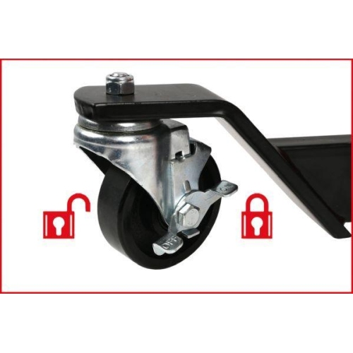 performance Hydraulik-Getriebeheber mit Tisch, 500 kg KS TOOLS 160.1305