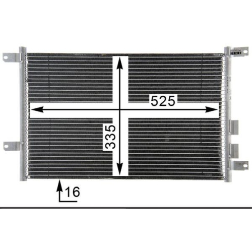MAHLE Kondensator, Klimaanlage BEHR *** PREMIUM LINE *** AC 804 000P