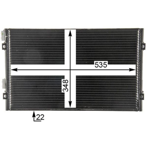 MAHLE Kondensator, Klimaanlage BEHR *** PREMIUM LINE *** AC 820 000P